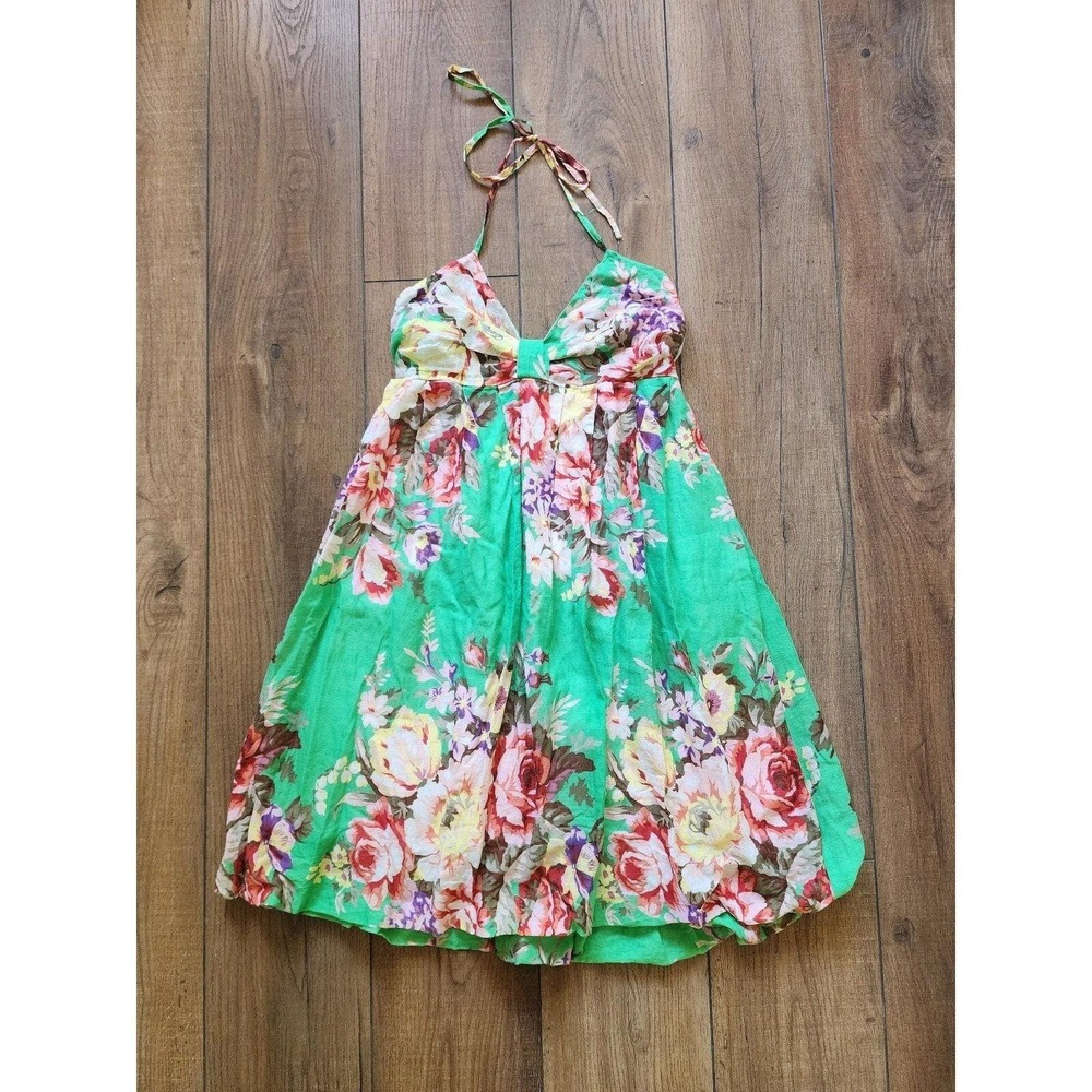 Vintage Y2K‎ 90s Delia's Floral Sundress 100% Cotton Halter